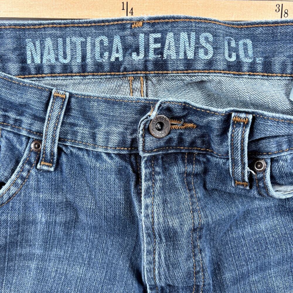 Nautica Jeans Co Men's 36x30 Medium Wash Straight Leg Denim